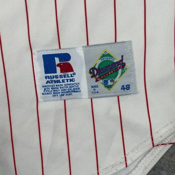 VTG Russell Athletic Ken Griffey Jr Cincinnati Reds Jersey Vest #30 Men's 48 - Picture 3 of 9